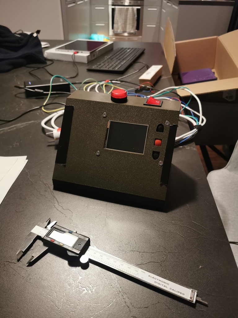 ESP32 controller with 3D-printed enclosure