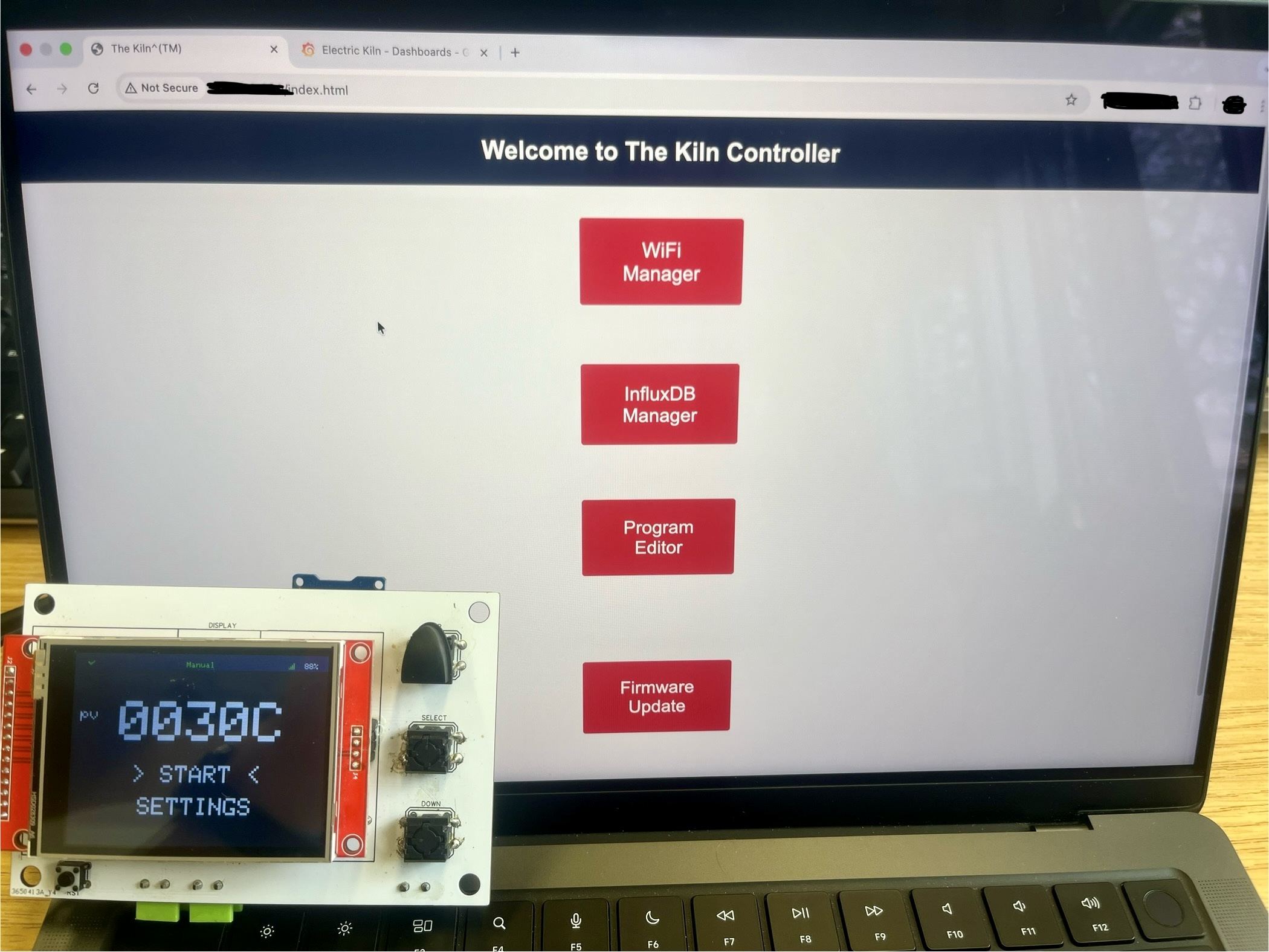 Web server configuration portal