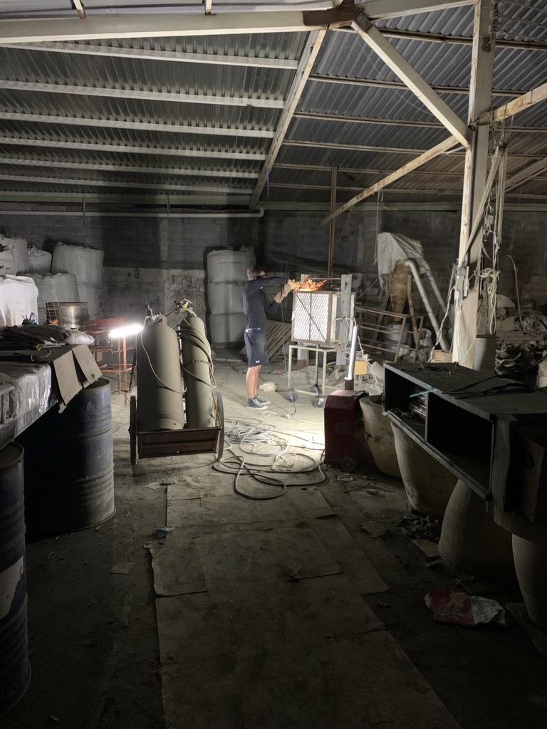 Kiln 1 — construction