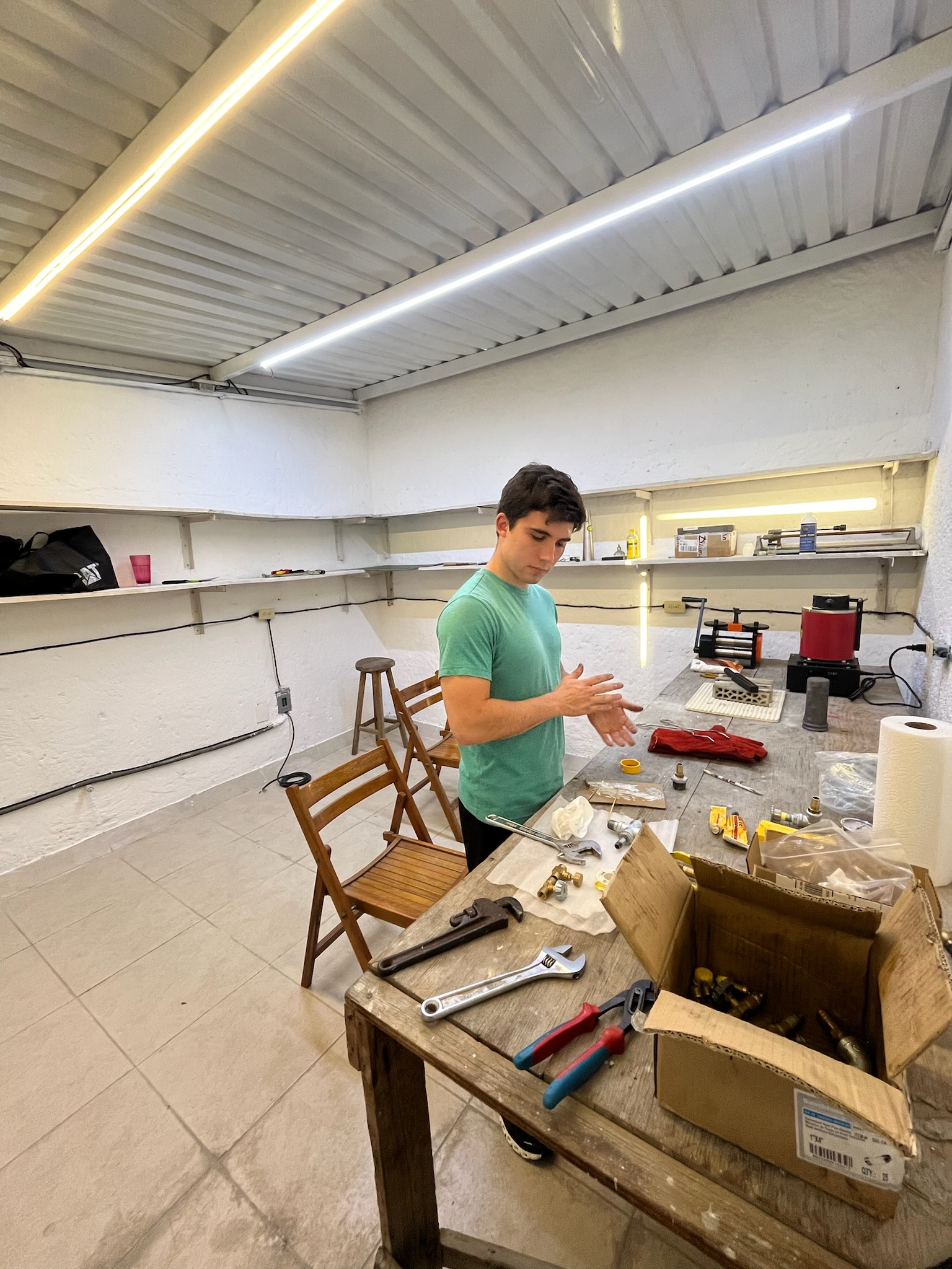 Building the vacuum system